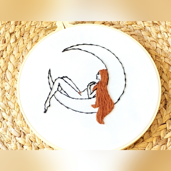 8" embroidery wall decor - Picture 3 of 4